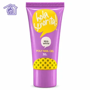tubo de polygel milk white hola senorita 30g poly nail gel blanco lechoso de construccion