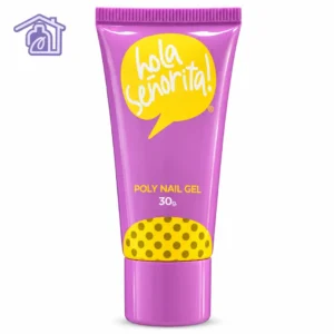 tubo de polygel 1 white hola senorita 30g poly nail gel blanco puro de construccion